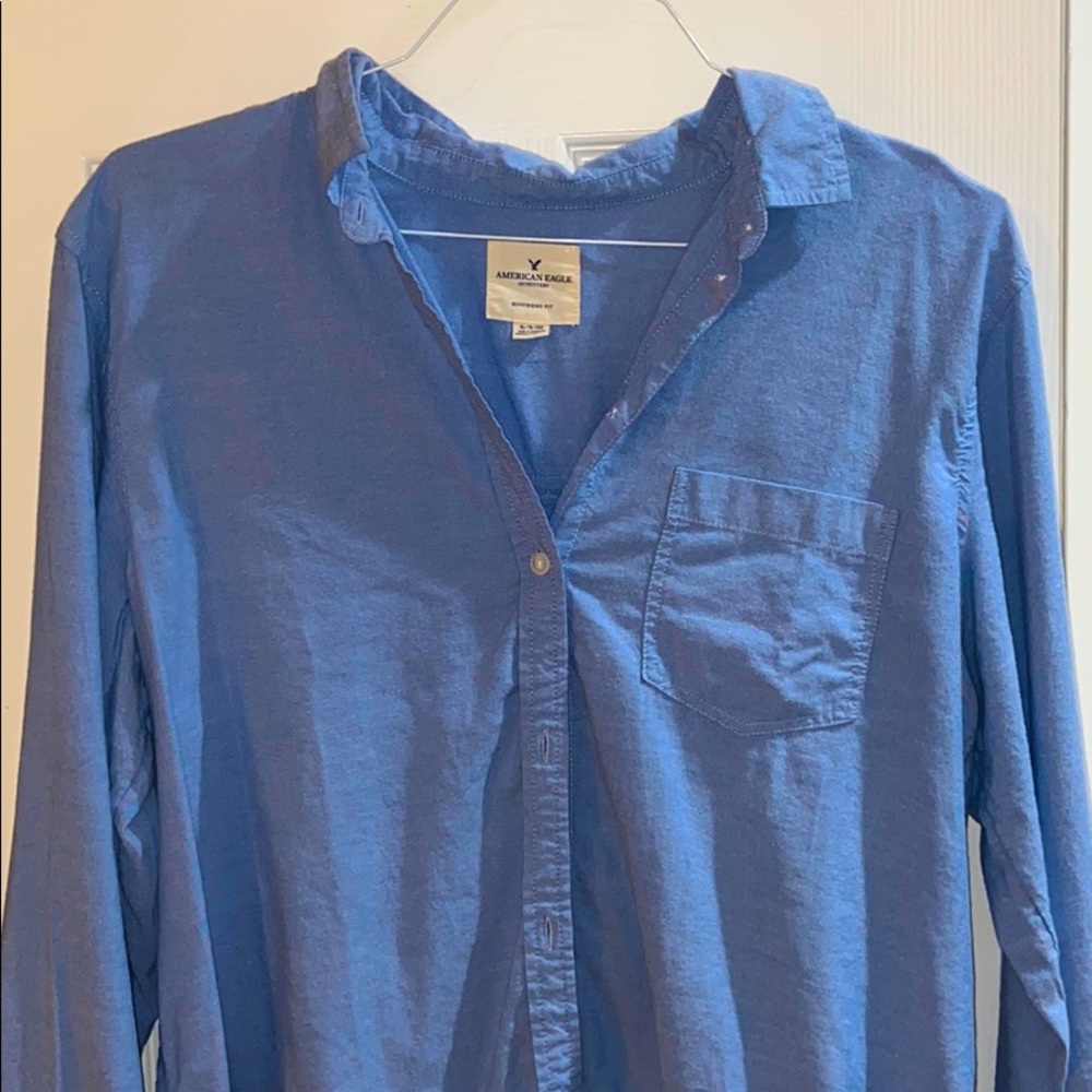 American Eagle Boyfriend Fit Button Up